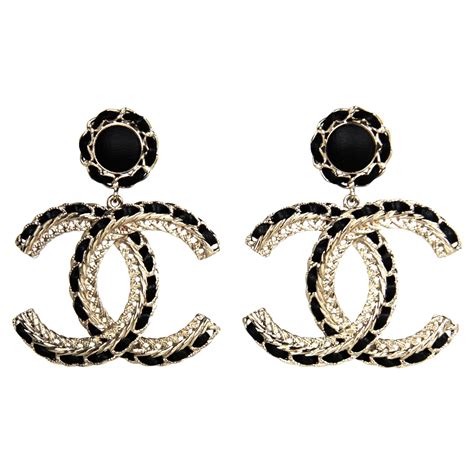 cheap big chanel earrings|cheapest chanel earrings.